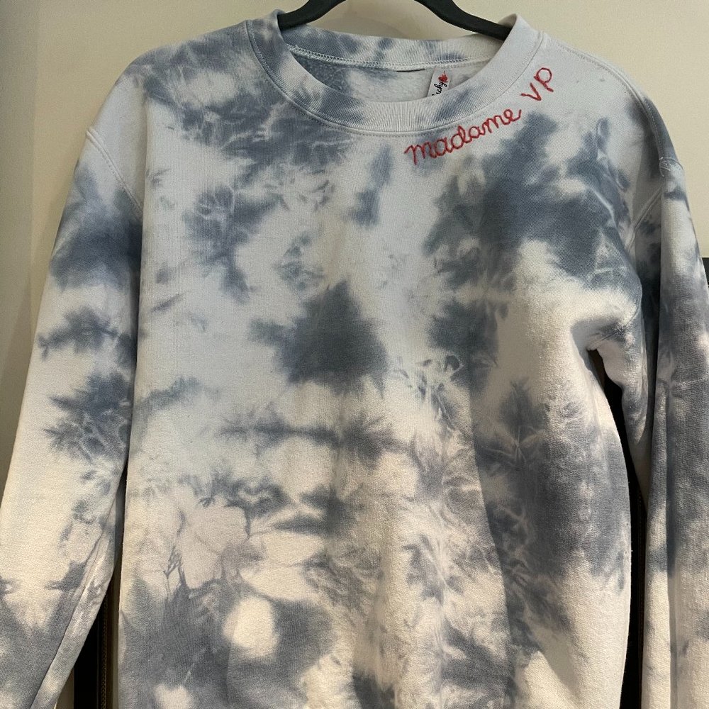 Madame VP tie dye sweatshirt